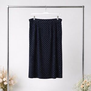 Sag Harbor Woman 1x Polkadot Polyester Maxi Skirt
